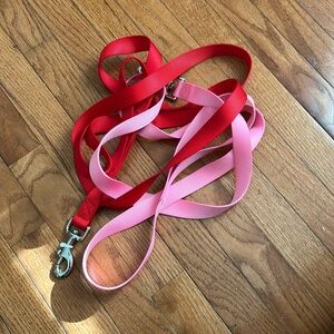 Retriever 6Ft Double Handle Leash Red Never Used NWOT 2 for 1 🐶 🐱